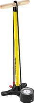 Lezyne Sport Floor Drive - Fietspomp - Analoge drukmeter - ABS1-Pro - Tot 15 bar - Presta en Schrader ventielen - Geel