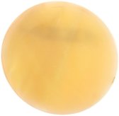 Broche Behave® coquille ronde beige 4 cm