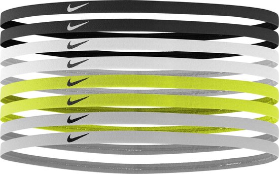 Polijsten Zuigeling worst Nike Hoofdband (Sport) - Unisex - zwart/ wit/ geel | bol.com