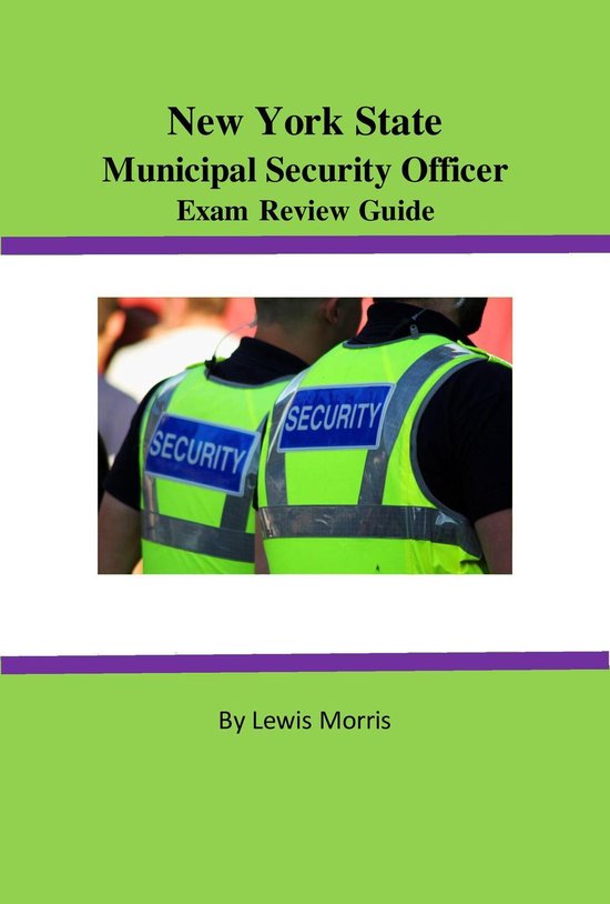 New York State Municipal Security Officer Exam Review Guide - cover