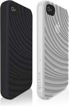Belkin Silliconen Hoesjes voor Apple iPhone 4/4s - Zwart en Wit