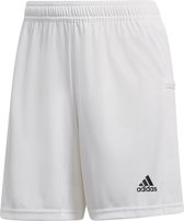 Pantalon de sport adidas T19 Short Ladies - Taille XL - Femme - blanc