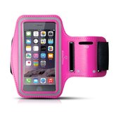 #DoYourFitness - Sportarmband - »RunnerGirl« - Sportarmband geschikt voor mobiele telefoon - MEDIUM (138x68x7 - 146x74x10mm) 50CM armomvang - roze