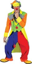 Fel gekleurd clowns kostuum One size