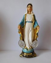 Statue Maria Miraculous avec médaillons