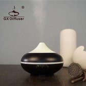 GX-aroma diffuser Spaceship zwart  (grote capaciteit) + 12 geurenset