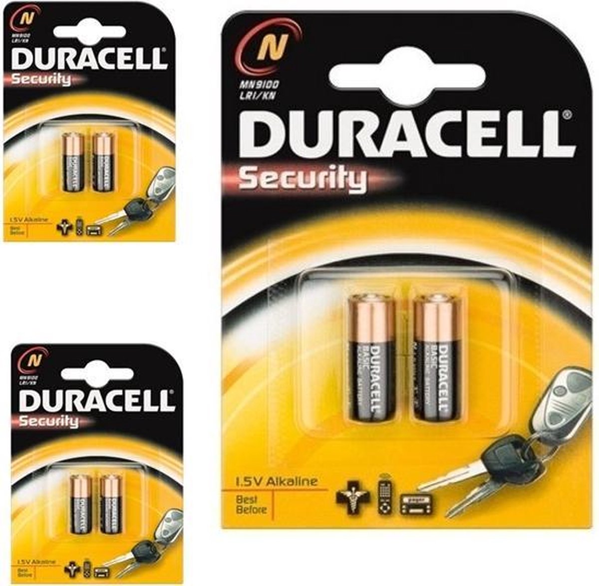 Bedoel Vergevingsgezind stapel 6 Stuks (3 Blisters a 2st) - Duracell LR1 / N / E90 / 910A 1,5 V Alkaline  batterij... | bol.com
