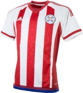 adidas Paraguay Home  Sportshirt - Maat M  - Mannen - rood/wit