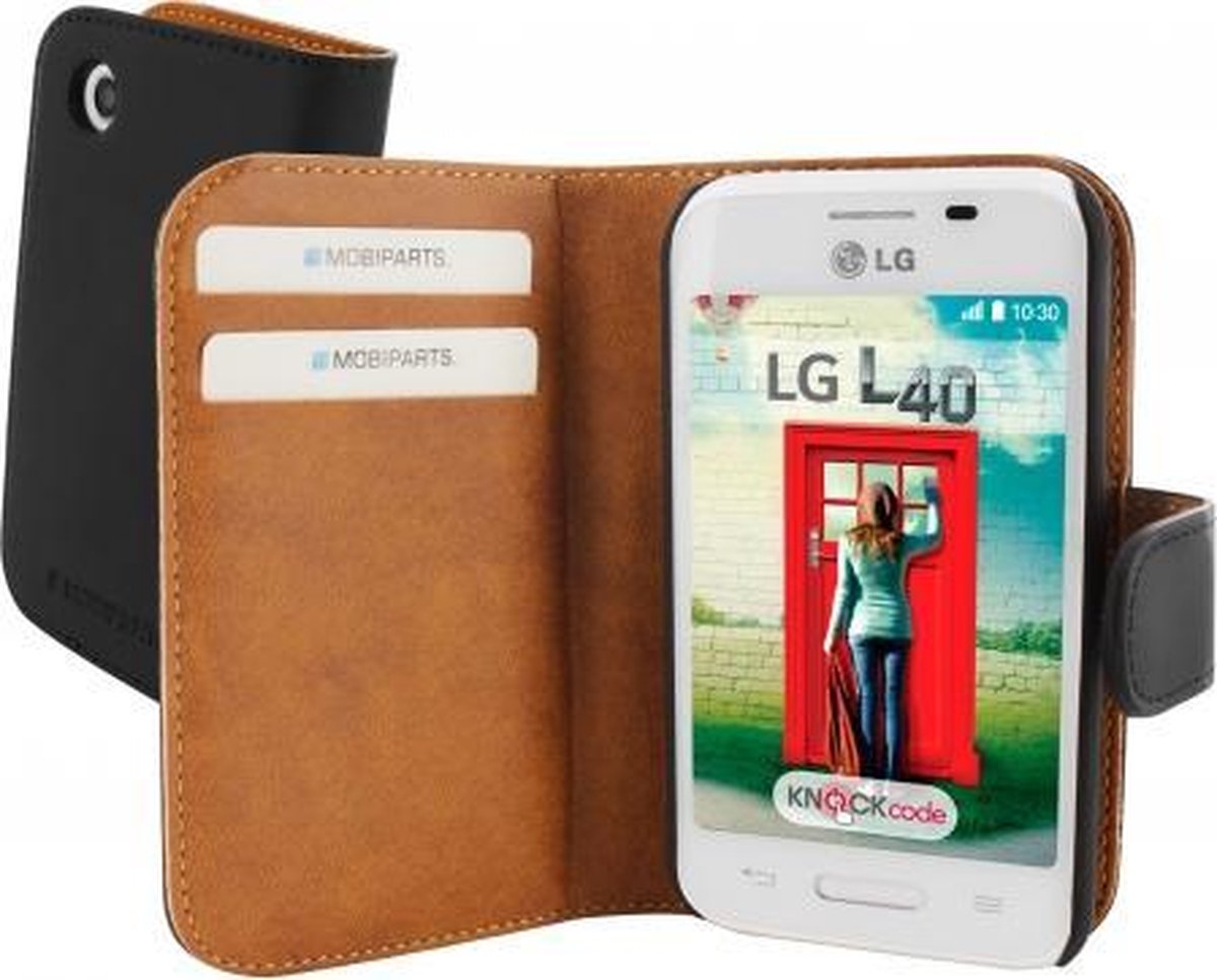 Mobiparts Premium Wallet Case LG L40 Black