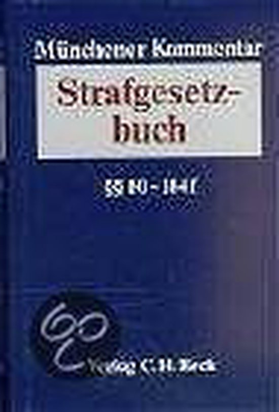 Münchener Kommentar zum Strafgesetzbuch 2/2.  §§ 80 - 184 ... - cover