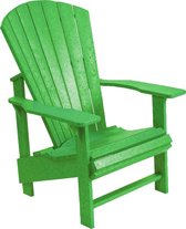 Recht op staande Adirondack Stoel - Groen