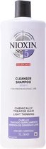MULTI BUNDEL 4 stuks Nioxin System 5 Shampoo Volumizing Weak Fine Hair Chemically Treated Hair 1000ml
