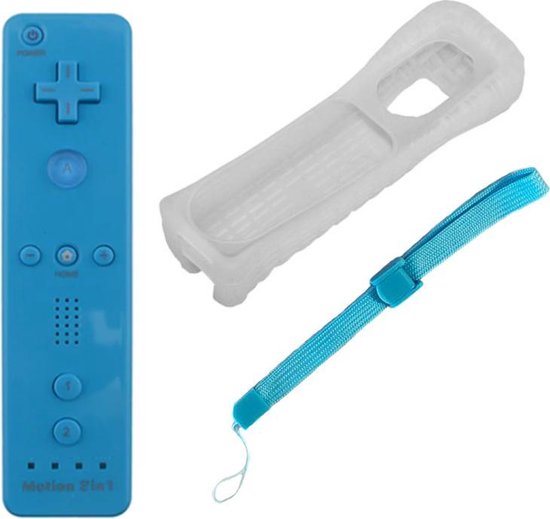 Manette Wii Motion Plus - Bleu clair | bol.com