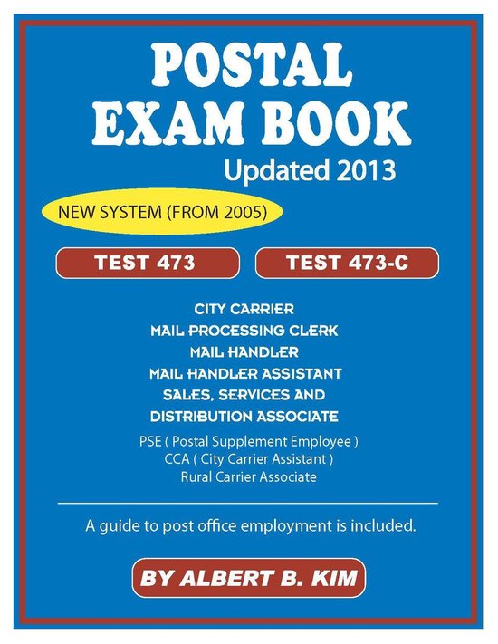 Postal Exam Book - cover