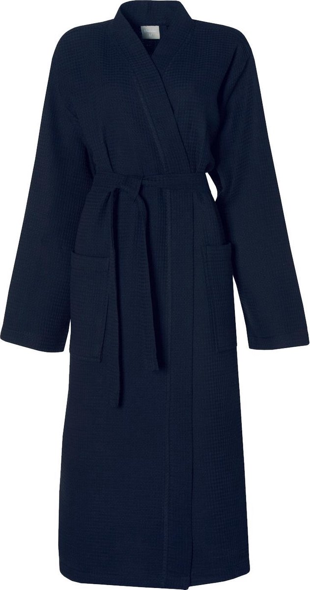 Seahorse Waffle - Kimono Badjas - Indigo - XXL
