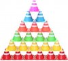 Afbeelding van het spelletje Stapel Kegel - Stapel spel - multi kleuren