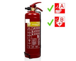 Smartwares 10.014.97 - Brandblusser Schuim 2L - Incl ophangbeugel - Brandklasse AB - BSI Gecertificeerd