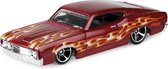 Hot Wheels Flames Auto '69 Ford Torino Talladega 7 Cm Rood