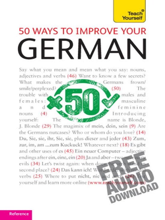 50 Ways to Improve your German: Teach Yourself - cover