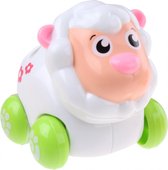 Kids Fun Babyschaap Op Wielen Wit