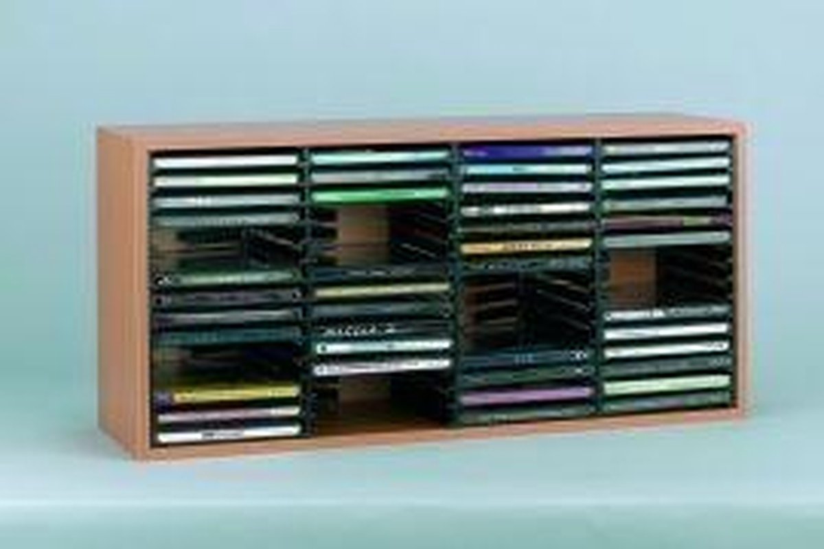 CD opbergrek - opbergsysteem voor het opbergen van 60 CDs. Ook verkrijgbaar  in DVD... | bol.com