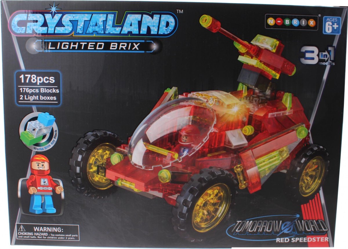 Johntoy Bouwpakket Crystaland 178-delig 99038