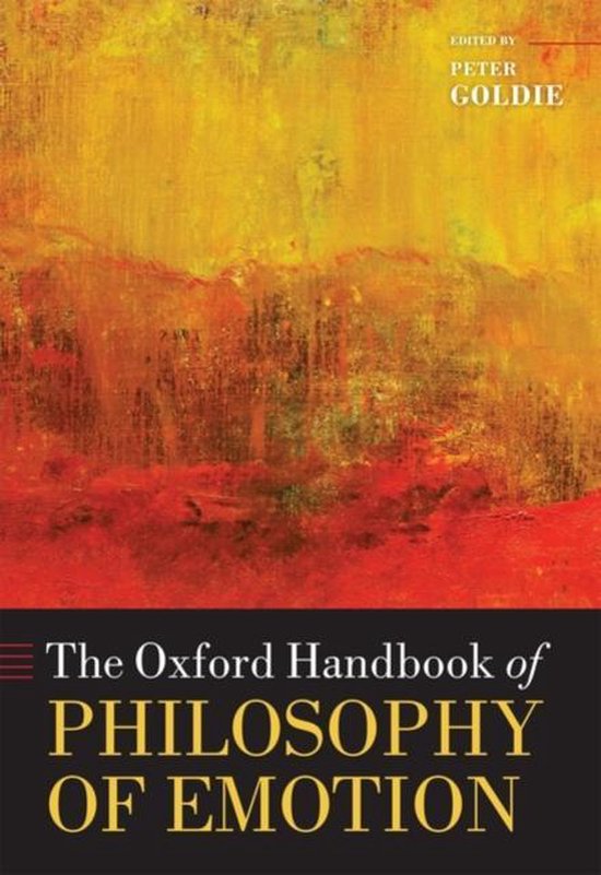 The Oxford Handbook of Philosophy of Emotion - cover
