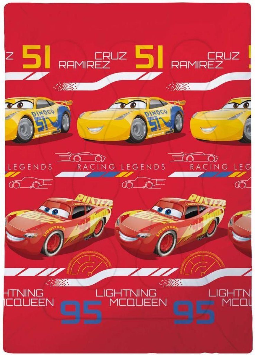 Disney Cars Legends Beddensprei Eenpersoons 140 x 200 cm Multi