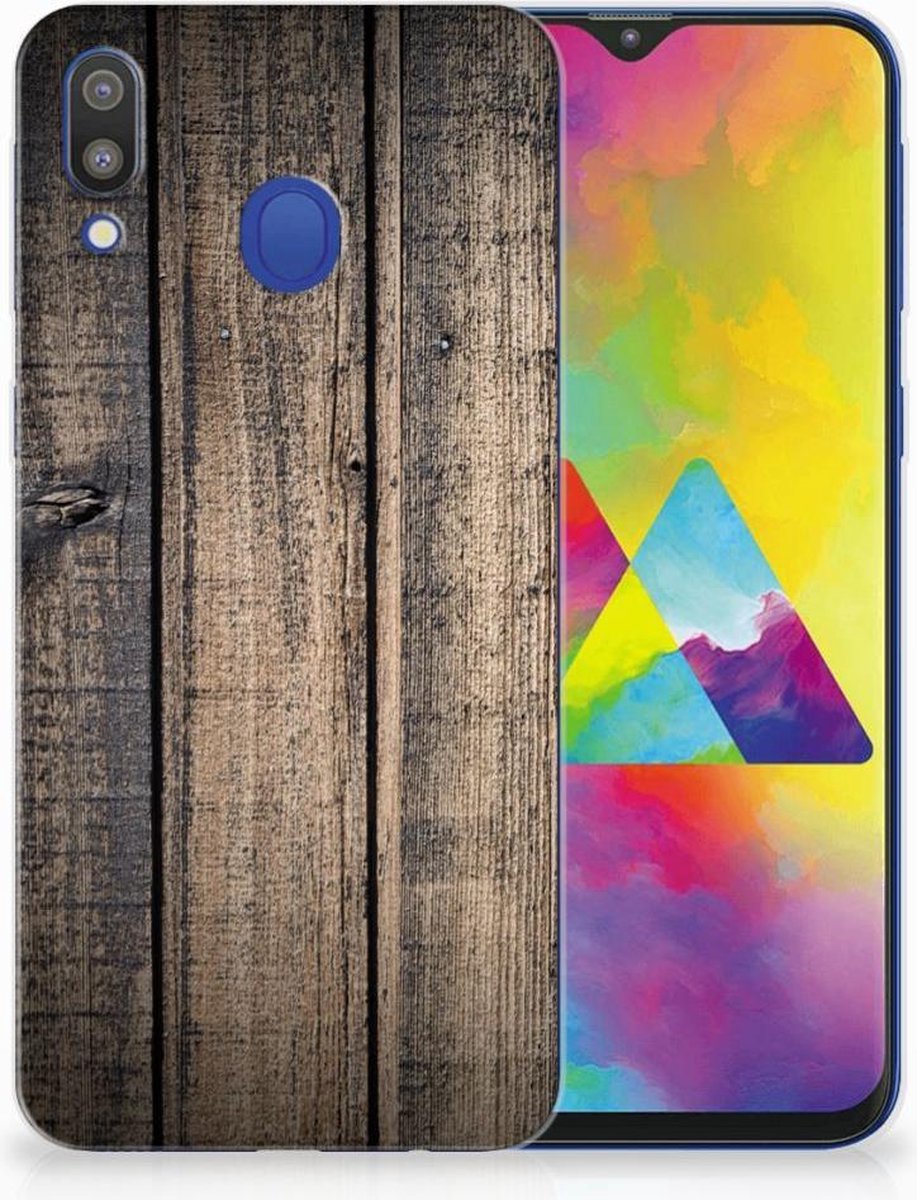 Samsung Galaxy M20 (Power) Bumper Hoesje Steigerhout