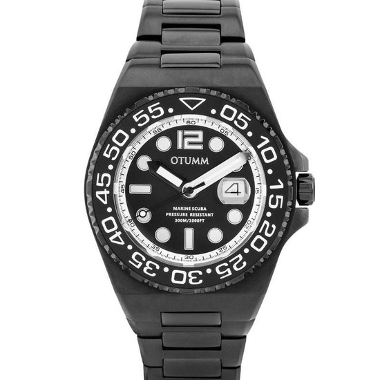 OTUMM Scuba Metal 45 Black Sapphire Glass