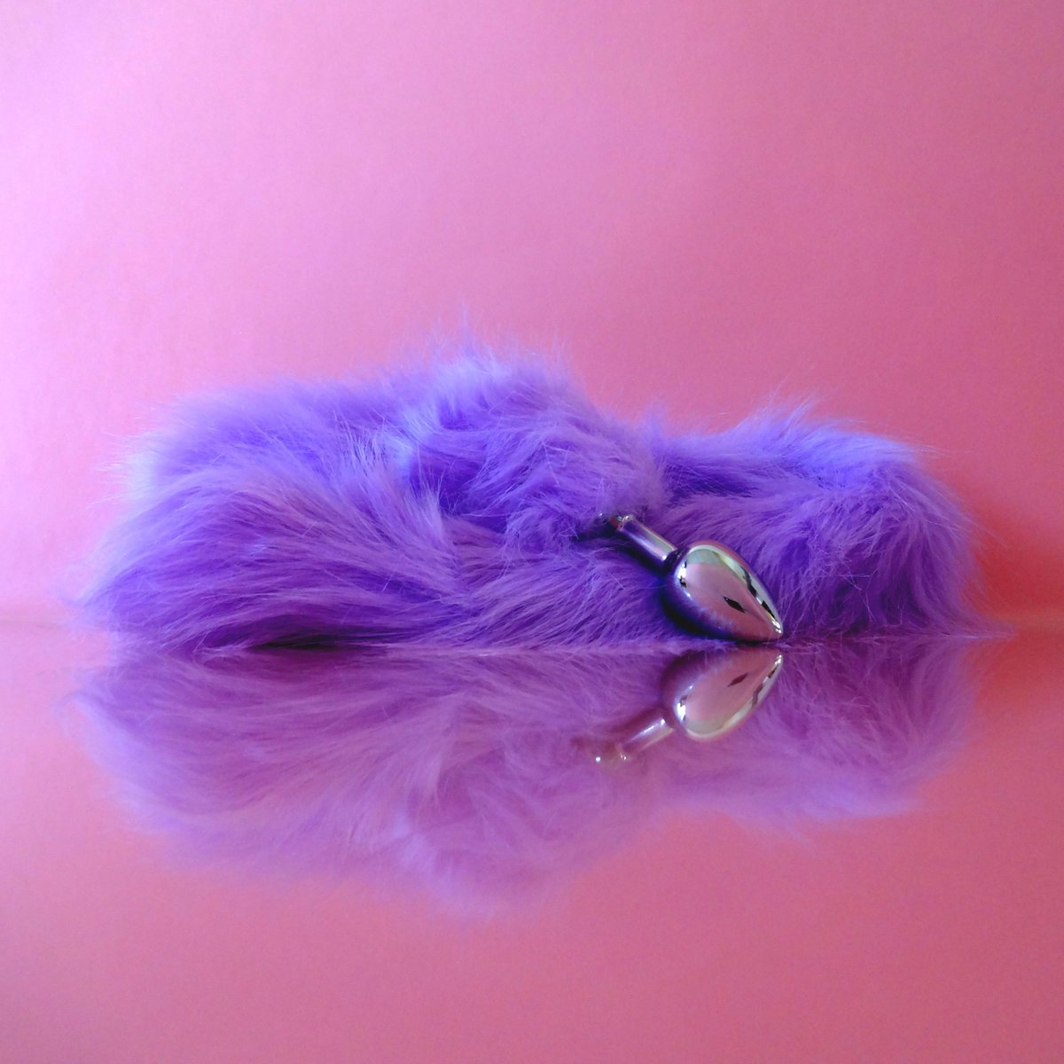 Goedkoopste Buttplug met lange staart - Paars - Anaal plug met paarse staart