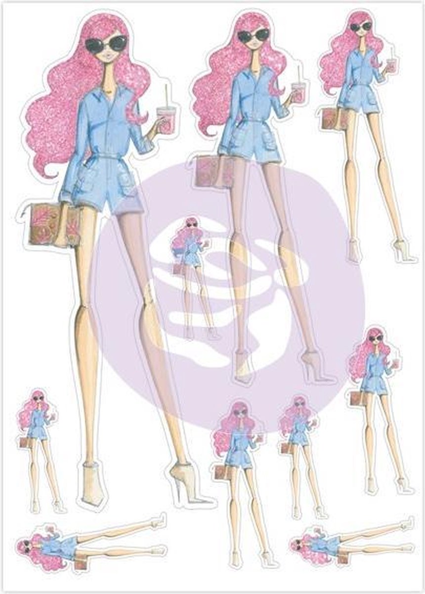 Prima Marketing Planners Stickers Strawberry Dreams