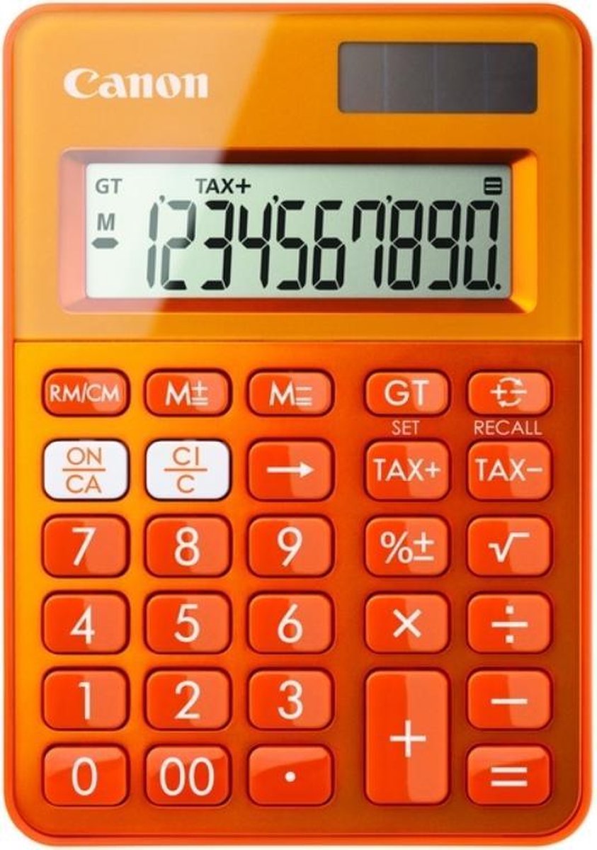 Canon LS-100K calculator Desktop Basisrekenmachine Oranje