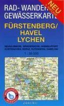Fürstenberg/Havel, Lychen 1 : 35 000 Rad-, Wander- und Gewässerkarte