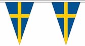 Ligne drapeau polyester Suède 20 mètres