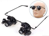 20x-zoom vergrootglasglazen met LED-lampje