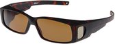 Fitofar Overzetzonnebril Bruin Unisex Met Bruine Lens Vz0021b