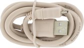 Câble de connexion USB KOPP vers micro-B pour smartphone / appareil photo / tablette, 1 m | GRIS