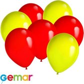 30 ballonnen Spaanse kleuren (Ook geschikt voor Helium)