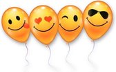 Stylex Balonnen Smiley 75 cm 6 Stuks Geel