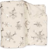 Unique Living - Silver snowflake - Kerst - Winter - 130x170 cm