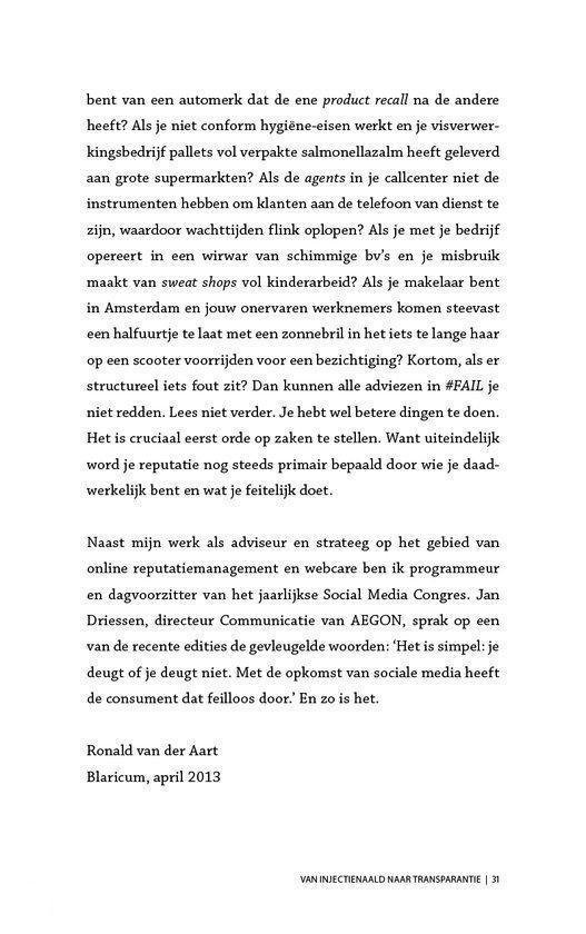 Tekst over product recall, hygiëne-eisen en sweat shops.