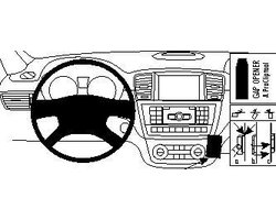 Brodit ProClip voor de Mercedes Benz M-Class /MC 12 - Angled Mount