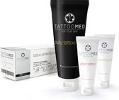 TattooMed® Protection Film + All In Bundle (1x After Tattoo 25ml 1x Cleansing Gel 25ml 1x Daily Tattoo Care 100ml)