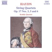 Kodaly Quartet - String Quartets Op. 17, Nos. 3, 5, (CD)