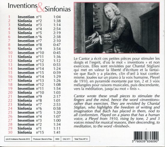 Inventions And Sinfonias Di Johann Sebastian Bach » Spartiti Per Pianoforte - HN590 - 7