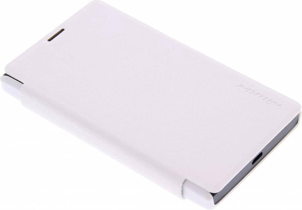 Nillkin - Sparkle slim booktype hoes - Microsoft Lumia 435 - wit