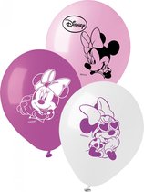 GIOCOPLAST NATALE S.P.A - 10 latex Minnie ballonnen - Decoratie > Ballonnen