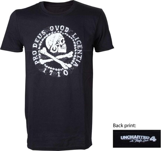 Foto: Uncharted 4 pro deus qvod licentia 1710 t shirt l