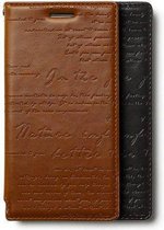 Huawei Ascend P6 Masstige Lettering Diary - Brown